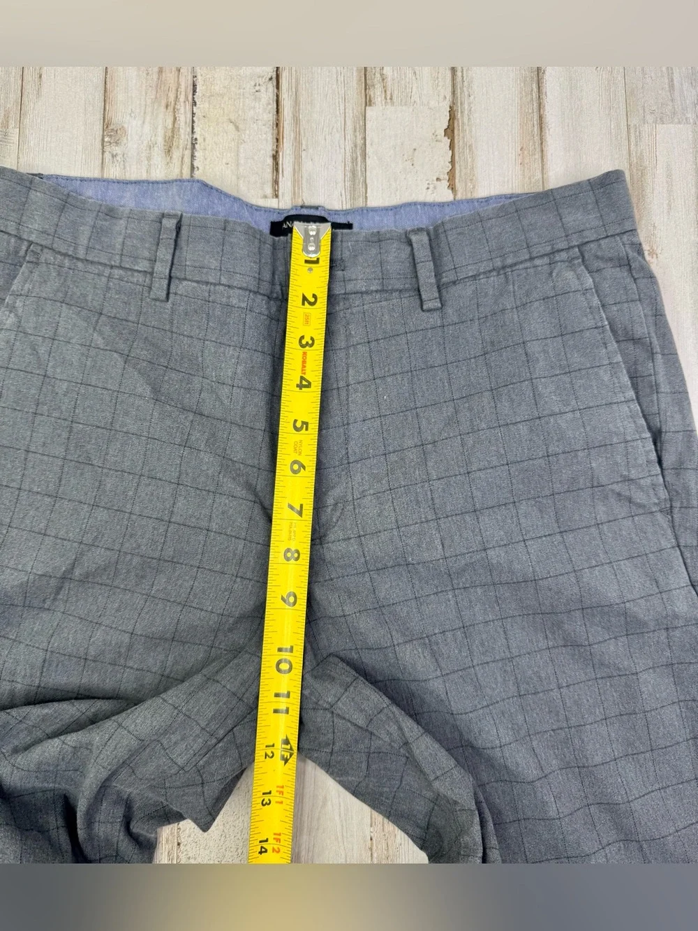Banana Republic Dress Pants Men's 32x28 Blue Cotton Blend Slim Fit